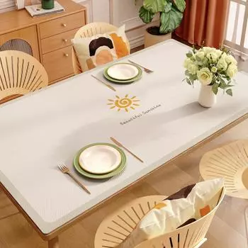 Кожаный водонепроницаемый, маслостойкий, не требующий стирки и пыленепроницаемый настольный коврик Настольный коврик Настольный коврик Скатерть Скатерть 50x80cm