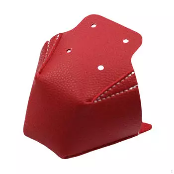 Кожаный защитный чехол для пальцев ног, защитные рукава из искусственной кожи для роликовых коньков для квадроциклов красный
