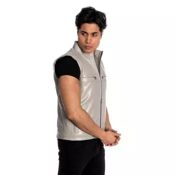 Кожаный жилет