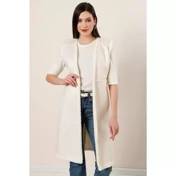 Кожаный жилет из искусственного меха