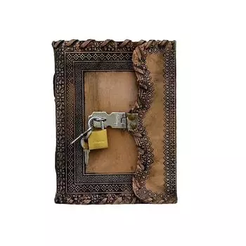 Кожаный журнал 5 * 7 дюймов Кожаный дневник, дневник для художественных работ, блокнот для рисования художника, блокнот для рисования 7 X 5 in коричневый