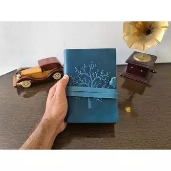 Кожаный журнал Древо жизни Журнал ручной работы Дневник Книга теней Кожа 7 x 5 in