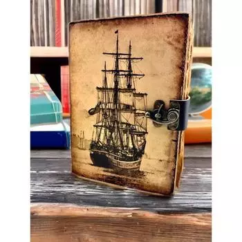 кожаный журнал книга теней журнал подарки для мужчин и женщин 7 x 5 in