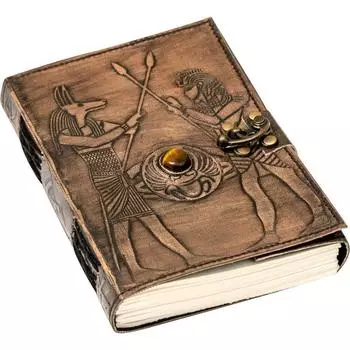 Кожаный журнал Ручная записная книжка в кожаном переплете Ежедневный блокнот 7 x 5 in коричневый