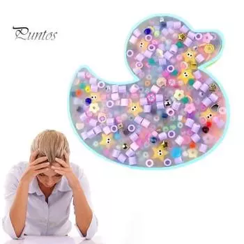 Кожный ковырятель игрушка-фиджет снятие стресса волосы ногти кожа ковыряние альтернатива утка рыба любовь сердце бисер ковырятель дерматилломания трихотилломания сенсорика Fish