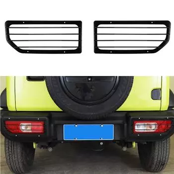 Кожухи для ламп для Suzuki Jimny JB64 JB74 2022, крышка заднего фонаря автомобиля, защита заднего фонаря, украшение для экстерьера чёрный