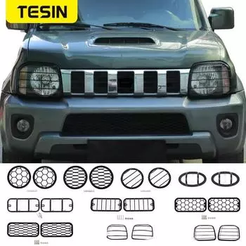 Кожухи TESIN для Suzuki Jimny 2007-2017, автомобильные фары, передние и задние противотуманные фары, лампа поворотного света, декоративная крышка Turn Light 2007 up