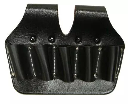 KOZUCHI Black leather pliers holder for 7 5 pieces inches, SP-A5 чёрный