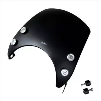 Козырек Diabolus для Honda Dax DAX125 DX051 Ветровое стекло Diabolus V2 для Honda Dax125 ST125 JB04 Козырек для лобового стекла/счетчика чёрный