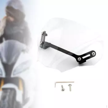Козырек для лобового стекла мотоцикла, аксессуар, легко устанавливается, многоцелевой, модный, утилитарный декор Transparent