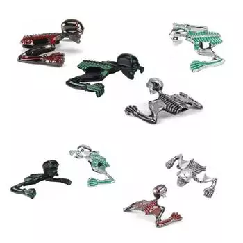 Козырек фары мотоцикла, украшение в виде черепа на шоссе, зомби, переднее крыло, стальной череп, украшение в виде скелета для аксессуаров Harley