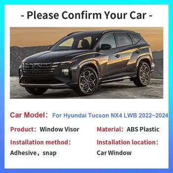 Козырек на окно для Nissan X-Trail X Trail Rogue T33 2024~2024 вентиляционные дымовые завесы дефлектор тент укрытие солнцезащитный дождевик аксессуары прозрачный