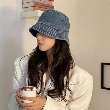 Козырек шляпа панама шляпа чистый цвет кепки кепка женская кепка ковбойская панама женская панама B