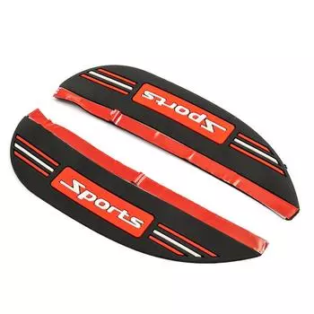 Козырек зеркала заднего вида примерно 180 мм*60 мм черный автомобильный чехол