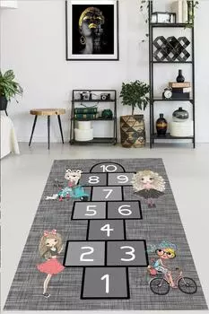 KOZZY HOME Детский ковер на нескользящей основе с цифровой печатью