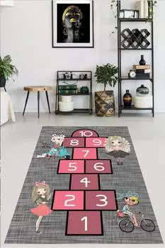 KOZZY HOME Детский ковер на нескользящей основе с цифровой печатью