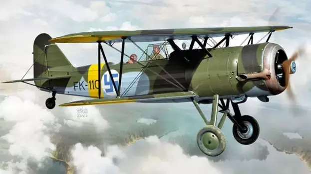 KP model Hitech Limited Edition Aircraft Kit Fokker с Pegasus Пластиковая модель KPMH7202 1/72 CX Оборудованный двигатель (Самолет)