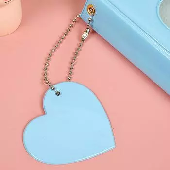 Kpop Card Binder 3-дюймовый фотоальбом Полая модель сердца любви Держатель для фотокарт белый