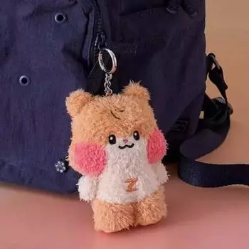Kpop кукла брелок мультфильм милый мягкий плюшевый игрушка кукла легкий кулон сумка аксессуары брелок фанаты подарок as the picture