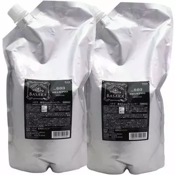 Kracie Basara 603 Лечебный шампунь для кожи головы 1000 мл, набор из 2 шт.