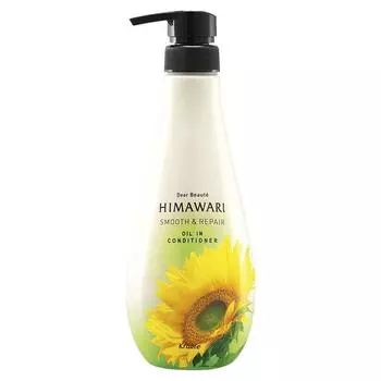 Kracie Dear Beaute Himawari Smooth & Repair Oil in Conditioner, 1 pack, 500ml