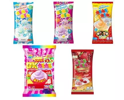 Kracie Foods Neruneru Nerune Разнообразие газировки Вкус винограда Кола Апельсиновый вкус газировки для взрослых Neruneru Nerune Полный клубники DX Neruneru Образовательный