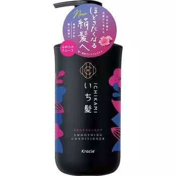 Kracie Ichihair Smooth Smooth Care Conditioner Pump 480 г Шампунь/кондиционер Ichikami (уход за волосами) Намочите волосы, нежно помассируйте кожу, тщательно вспеньте.