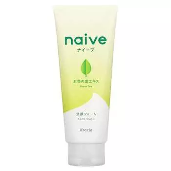 Kracie, Naive, Face Wash, Green Tea, 4.5 oz (130 g)