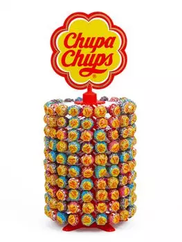 Kracie Pharmaceutical Kracie Foods Kracie Chupa Chups Колесная витрина 200 штук 1 штука