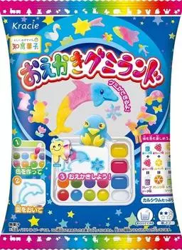 Kracie Pharmaceutical Kracie Foods Рисование жевательной земли 27 г x 7 штук