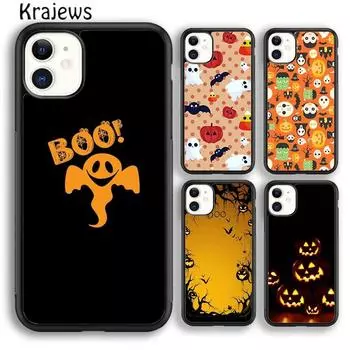 Краев БУ! Чехол для телефона «Счастливый Хэллоуин» с изображением тыквы для iPhone 14 5 6s 7 8 plus X XR XS 11 12 13 pro max Samsung S21 S22 ultra iPhone 6plus