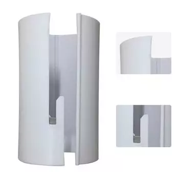 Kraft Paper Roll Slitter Cutter Lightweight Manual Corner Rounder Portable ABS for Birthday Holiday Crafting Wrapping Paper белый