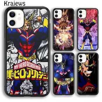 Krajews All Might Boku no Hero Academia Soft Phone Case Cover For iPhone 14 SE 6 7 8 plus XR XS 11 12 13 pro max Galaxy S21 S22 iPhone 6plus