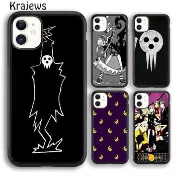Krajews аниме Soul Eater плакат мягкий чехол для телефона чехол для iPhone 14 5 SE 6s 7 8 plus XR XS 11 12 13 pro max Samsung S21 S22ultra iPhone 6plus