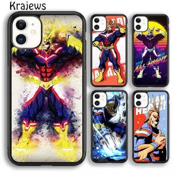Krajews Boku no Hero Academia All Might Soft Phone Case For iPhone 14 5 6s 7 8 plus XR XS 11 12 13 pro max Samsung S21 S22ultra iPhone 6plus