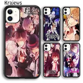 Krajews Diabolik Lovers Япония аниме чехол для телефона iPhone 14 5 SE 6s 7 8 plus XR XS 11 12 13 pro max Samsung S21 S22 Plus iPhone 6plus