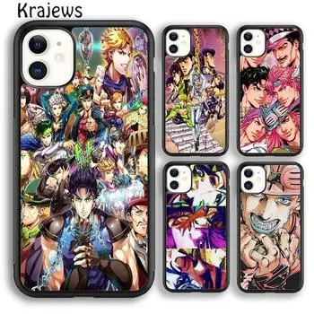 Krajews Jolyne Kujo Johnny Joestar Jojo Phone Case For iPhone 14 5 SE 6s 7 8 plus X XR XS 11 12 13 pro max Samsung S21 S22 ultra iPhone 6plus