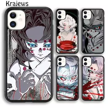 Krajews Rui Kimetsu no Yaiba Anime Phone Case Cover For iPhone 14 5 SE 6s 7 8 plus X XR XS 11 12 13 pro max Samsung S21 S22ultra iPhone 6plus