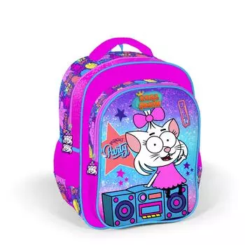 Kral akir Розовый синий блестящий школьный рюкзак с двумя отделениями 33121