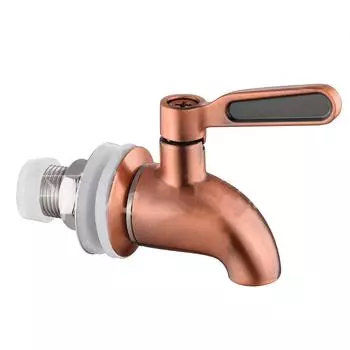 Кран для винных бочек из нержавеющей стали с регулируемым контролем потока, герметичный кран-шпилька для домашнего пивоварения, коммерческого использования разноцветный