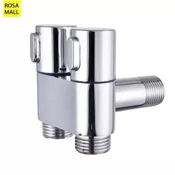 Кран для воды в ванной комнате, смеситель для стиральной машины, настенный одинарный кран для холодной воды с двумя выходами, смеситель для ванны