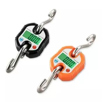 Крановые весы 150/300/500 кг, прочный подвесной крюк для взвешивания, портативный ЖК-дисплей, электронные цифровые промышленные крановые весы