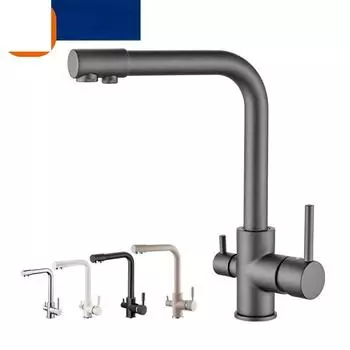Краны Смесители для кухни Смеситель Фильтр для питьевой воды Многоцветный кухонный кран Раковина Водопроводный кран