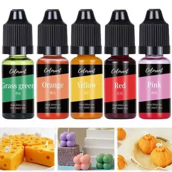 Краситель для свечей, герметичные поделки, изготовление DIY, ручная работа, соевый воск, парафиновая краска, легко окрашиваемое мыло, раскраска розовый