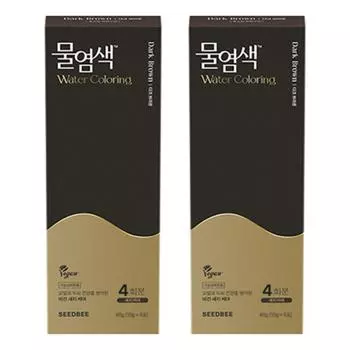 Краситель Seed B Premium Water Dye Сезон 2 4 шт., темно-коричневый, 2 шт.