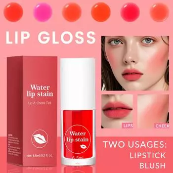 Красители для губ Жидкие стойкие цвета Натуральные стойкие матовые блески для губ Помада 6,5 мл One Size розовый