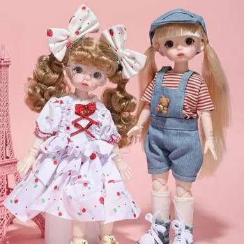 Красивая 1/6 BJD подвижная шарнирная кукла, игрушки для тела, голова куклы с волосами, BJD 30 см, кукла в подарок