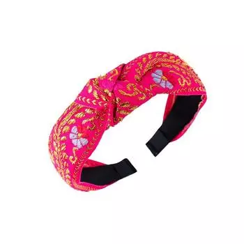 Красивая этническая цветочная богемная вышитая лента-повязка на голову для женщин, девушек, для шопинга, вечеринки, свадьбы, аксессуары