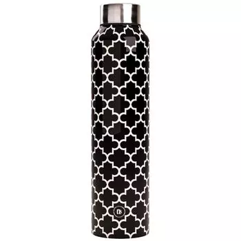 Красивая бутылка для воды из нержавеющей стали 1 л Герметичная Офис Спортзал Путешествия Школа Танцы Холодильник Дом Школа Холодильник Бутылки (Пакет из 1)