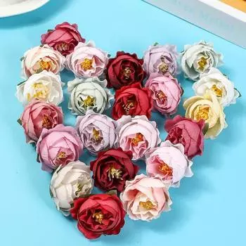 Красивая головка искусственного цветка, долговечная, легкая, без обрезки